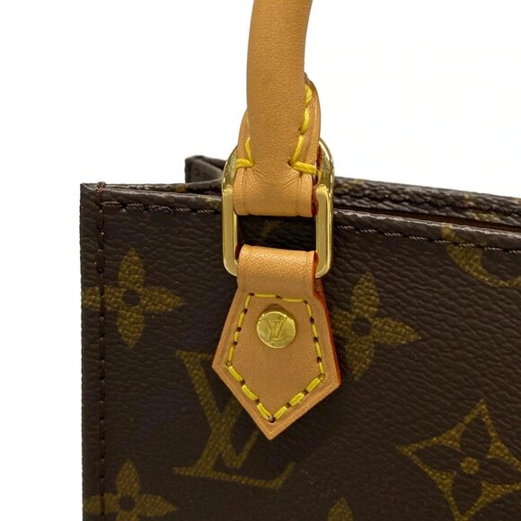 Auth LOUIS VUITTON Petit Sac Plat M69442 Monogram - CA4230 Tote Bag - Picture 10 of 16